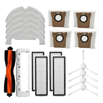 Для робота-пылесоса Xiaomi Robot Vacuum X10 Основной боковой Hepa-фильтр, тряпки для швабры, мешки для пыли, аксессуары