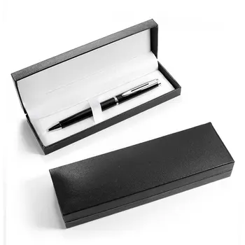 10шт Черная прямоугольная подарочная коробка для ручек Бумажная коробка Маленькие пеналы для ручек