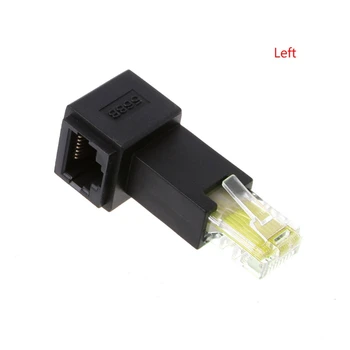 Соединитель RJ45 Ethernet для удлинителя кабеля Cat5e Ethernet Адаптер от мужчины к женщине челнока