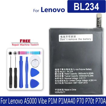 Аккумулятор BL234 емкостью 4000 мАч для Lenovo A5000 Vibe P1M P1MA40 P70 P70t P70-T P70A P70-Номер для отслеживания поставки