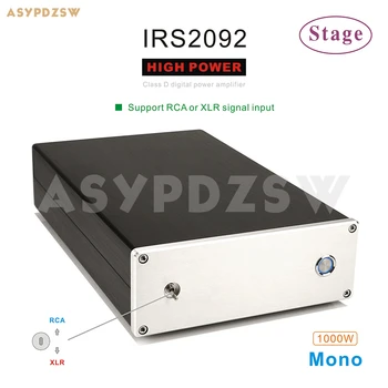 Мощный 1000 Вт Монофонический Усилитель мощности IRS2092 + IRFB4227 Класса D с цифровым каскадом С входом RCA/XLR