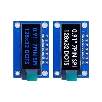 SSD1306 7PIN 0,91-дюймовый OLED-модуль 128x32 SPI 0,91 