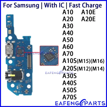 Usb Зарядное Устройство Док-станция для Samsung Galaxy A10 A10E A20 A30 A40 A50 A10S A20S A30S A70S A50S A20E Модуль платы зарядки