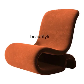 Одноместный диван-кресло Простое Художественное Легкое Роскошное Металлическое Итальянское минималистичное Творческое кресло для отдыха