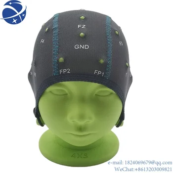 Yun YiManufacturer 32 канала разного размера ЭЭГ головного мозга гарнитура шляпа без ЭЭГ электродов