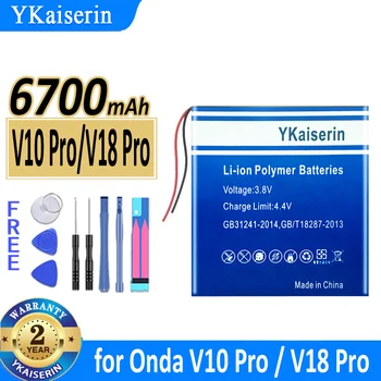 6700 мАч YKaiserin Аккумулятор для Onda V10/V18 Pro V10Pro V18Pro Bateria