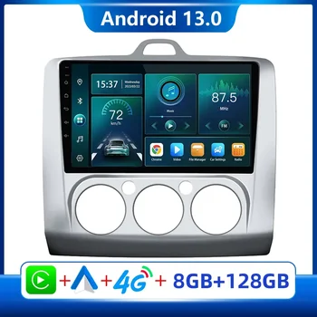 Android 13 2Din Автомобильный Радионавигатор GPS Мультимедийный Видеоплеер Для Ford Focus 2 3 Mk2/Mk3 2004-2011 2 din стерео DVD FM