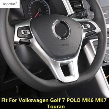 Отделка Рамы Рулевого Колеса Матовая/Из Углеродного Волокна, Аксессуары Для Интерьера Volkswagen Golf 7 POLO MK6 MK7 Touran