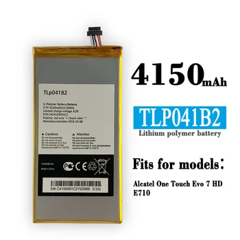 TLP041B2 Для Alcatel Высококачественный Аккумулятор Мобильного Телефона 4150 мАч One Touch EVO 7 HD Batteries E710 Bateria