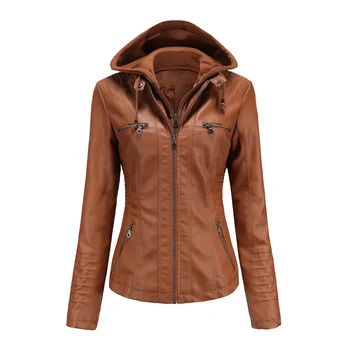 Куртка из искусственной кожи, женская Базовая куртка, пальто 2024, женская зимняя Мотоциклетная куртка, Толстовки из искусственной кожи, замши, верхняя одежда на молнии из искусственной кожи