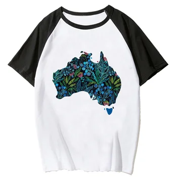 Австралия футболки женские harajuku уличная одежда Японский топ для девочек манга одежда