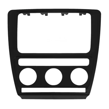 Радиопанель, рамка приборной панели для Skoda Octavia (автоматический кондиционер) 2004-2010, панель Adio Dvd, стерео Cd