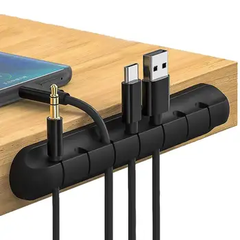 Кабельные зажимы Органайзер для проводов Органайзер для зарядных проводов Органайзер для рулонных кабелей Органайзер для управления кабелями Органайзер для шнура питания USB-кабель