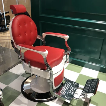 Профессиональное вращающееся винтажное парикмахерское кресло для косметолога с откидывающейся спинкой Маникюрные парикмахерские Спа-кресла для ухода за лицом Мебель Stuhl