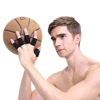 WOSWEIR, 10 шт., рукава для пальцев, эластичный баскетбольный упор для пальцев, защитный кожух, Эластичное оборудование для волейбола, тренажерного зала, фитнеса