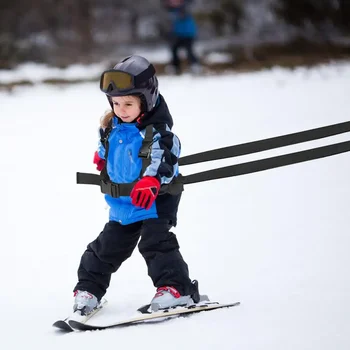 Бесплатная доставка, обучение катанию на коньках, Сноуборде, лыжах, тяговые ремни безопасности для детей, для малышей, лыжные ремни безопасности, плечевой ремень безопасности
