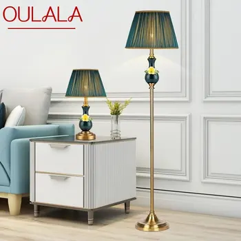 Современные керамические торшеры OULALA со светодиодной подсветкой, креативный американский модный настольный светильник класса люкс для дома, гостиной, спальни