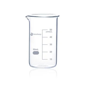 Высокий стакан Biosharp со шкалой, 50 мл, 100 мл, 250 мл, 500 мл, 1000 мл, модель BS-TFB