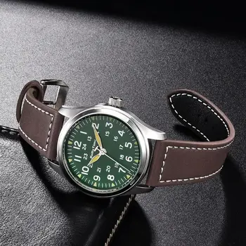 Мужские часы Rollstimi 2023, новый военный пилот, Топовый бренд, роскошные мужские кварцевые часы в стиле ретро, светящиеся, водонепроницаемые, многофункциональные
