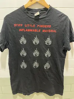 Винтажная футболка с Концертом Панк-рок-группы Stiff Little Fingers 2000-х годов The Clash