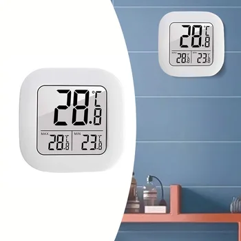 Бытовые термометры Наружный Цифровой термометр Точный Температурный датчик ABS Гигрометр в помещении Комнатный Компактный И портативный