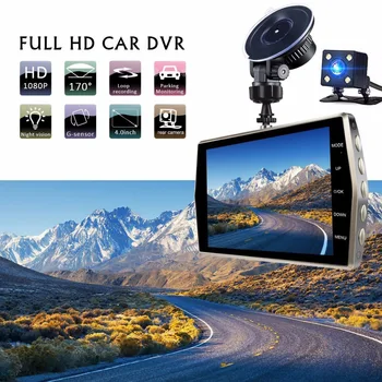 Автомобильный Видеорегистратор Full 1080P HD Dash Cam Привод Камеры Автомобиля Видеомагнитофон Ночного Видения Auto Dashcam Black Box Автомобильные Аксессуары Регистратор
