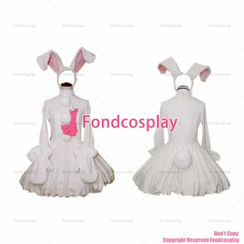 fondcosplay Lolita sweet The Rabbit белое бархатное платье для костюмированной вечеринки CD/TV [G145]