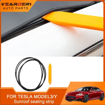Автомобильный комплект для шумоподавления ветра Комплект для Tesla Model 3 Аксессуары 2020 Уплотнительная прокладка для стекла в крыше