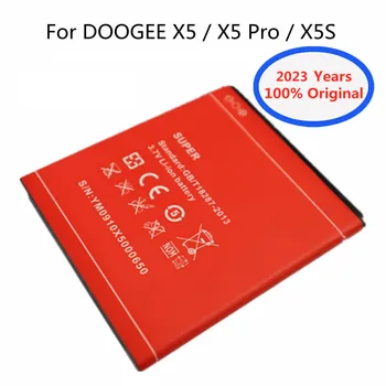 Оригинальный Аккумулятор 2023 Года 3100mAh X5 Красного Цвета Для DOOGEE X5/X5 Pro/X5S x5Pro x5 S Для Замены Аккумуляторов Смартфонов