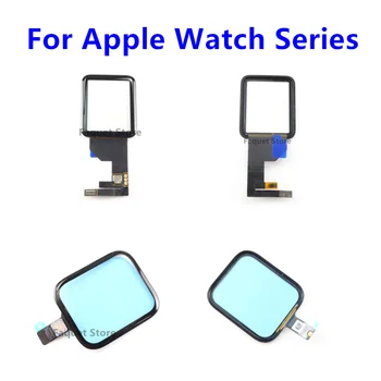 44 мм 40 мм Дигитайзер С Сенсорным Экраном Для Apple Watch Series 6 5 S6 S5 S4 SE 1 2 3 Передняя Стеклянная Сенсорная Внешняя Панель С Гибким Кабелем