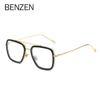 Очки в прямоугольной оправе BENZEN Для женщин и мужчин из прозрачного стекла Fahion, прозрачные оптические очки для мужчин, новые 5183