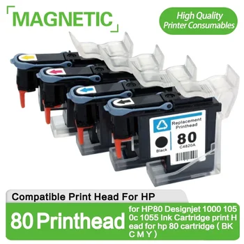 Для печатающей головки HP 80 C4820A C4821A C4822A C4823A Печатающая головка HP 80 Для принтера HP Designjet 1050 1055 1055cm 1050c Plus (BK C M Y)