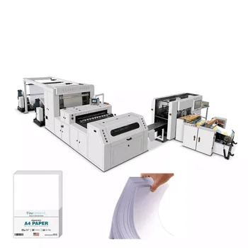 Высокоскоростная автоматическая линия по производству бумаги формата А4 YG для резки бумаги формата Рулон в листовую упаковочную машину