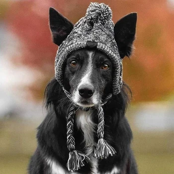 Легкая в Уходе Зимняя Шапка для собак, экономящая время, Удобная Зимняя Теплая Шапка Для домашних собак