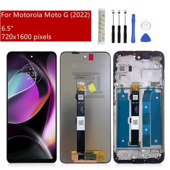 Для Motorola Moto G 5g 2022 ЖК-дисплей С Сенсорным Экраном Дигитайзер В Сборе Для Moto G 5g 2022 Дисплей С Рамкой Запасные Части