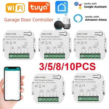 WiFi Tuya Smart Garage Door Switch Открывание Двери Smart Life APP Controller Дистанционное Управление Закрытием Работает С Alexa Google Home