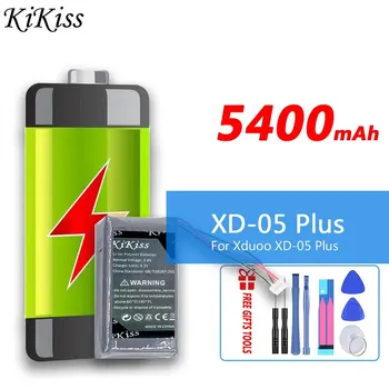 Мощный Аккумулятор KiKiss емкостью 5400 мАч Для Xduoo XD-05 Plus Bateria