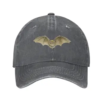 Бейсболки Daubenton's Bat Модные шляпы из джинсовой ткани, Уличная Регулируемая кепка, спортивная бейсбольная ковбойская шляпа для унисекс