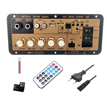 Плата Усилителя Bluetooth GD100 С Оптическим Аудиовходом Hifi Karaoke Amplifier Home/Car Amplifier Board