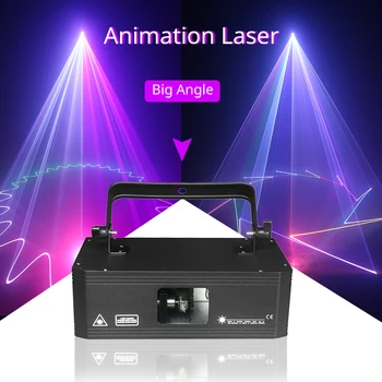5 Вт 3D анимация домашней вечеринки лазерный луч 4 Вт 3 Вт 2 Вт 1 Вт клубный проектор DMX512 профессиональное свадебное устройство для дискотеки DJ