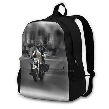 Модные сумки Easy Rider, рюкзаки, мотоцикл, черный, белый, Canon 60D