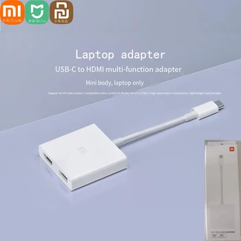 Многофункциональный адаптер USB-C-HDMI для ноутбука Xiaomi Mijia Smatr / HDMI 4K 3.0 USB Для Apple Macbook Mi Air PC