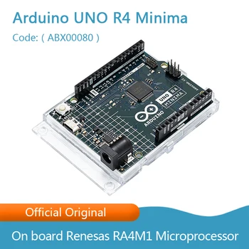 Оригинальная плата разработки Arduino UNO R4 Minima ABX00080 с микропроцессором RA4M1 от Renesas