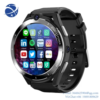 YYHC Dual chip Z40 smartwatch Android Поддержка 6 ГБ + 128 Гб 4G wifi GPS Двухрежимная система Смарт-Часы с двойной камерой