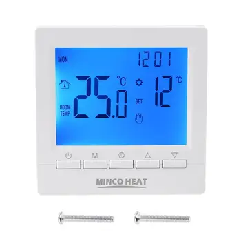 Цифровой термостат газового котла 3A Еженедельный программируемый регулятор комнатной температуры