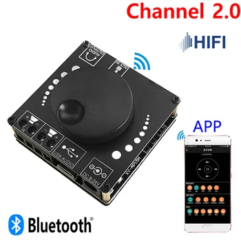 Усилитель HIFI Bluetooth XY-AP15H Стерео Цифровая плата усилителя 20 Вт Поддержка Управления приложением /Активный Динамик / Звуковая карта компьютера /AUX