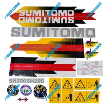 Sumitomo sh100 120 200 220 230 240 300 330 350a3-3 наклейка с логотипом автомобиля на задней крышке кузова