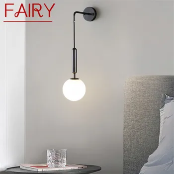 Сказочный современный внутренний латунный светильник-бра LED Simply Creative Copper Wall Lamp для домашнего декора спальни