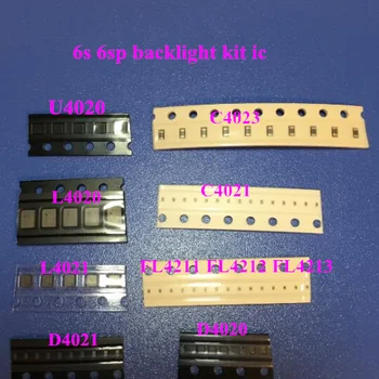 1 комплект (10шт) комплект для исправления подсветки iPhone 6S ic U4020 + Катушка L4020 + L4021 + Диод D4020 + D4021 + Конденсатор C4022 C4023 C4021