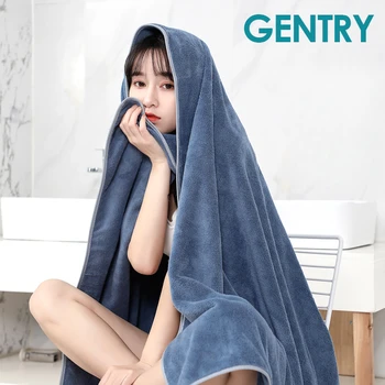 90x160 Увеличьте толщину впитывающего домашнего банного полотенца из кораллового бархата, можно носить оберточное полотенце